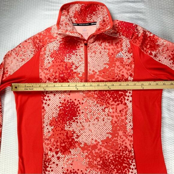 Adidas Golf Polo Shirt Women XL Bright Red Mock Neck Stretch Breathable Athletic - Picture 10 of 11